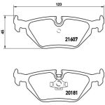 BREMBO Bremsklötze HA | BMW 3, Z1, Z3 90-03 | P 06 013