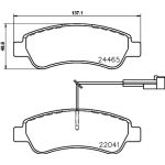 BREMBO Bremsklötze HA | CITROEN, PEUGEOT, FIAT Ducato 06 | P 61 125