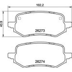 BREMBO Bremsklötze HA | FORD Puma 19 | P 24 237