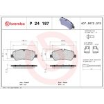 BREMBO Bremsklötze HA | FORD Transit 13 | P 24 187