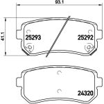 BREMBO Bremsklötze HA | HYUNDAI,KIA 10 | P 30 051