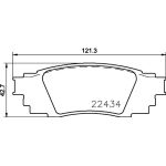 BREMBO Bremsklötze HA | LEXUS RX 15 | P 83 160