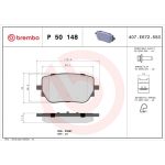 BREMBO Bremsklötze HA | MERCEDES A, B-Klasse 18 | P 50 148