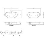 BREMBO Bremsklötze HA | MERCEDES | P 50 162