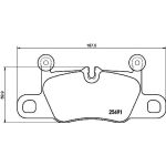 BREMBO Bremsklötze HA | PORSCHE 911 11 | P 65 031