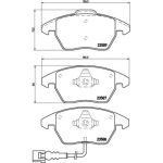 BREMBO Bremsklötze VA | AUDI A1 SEAT SKODA VW 10-18 | P 85 075