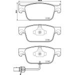 BREMBO Bremsklötze VA | AUDI A4, A5 15 | P 85 153