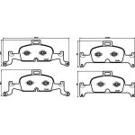 BREMBO Bremsklötze VA | AUDI A4, A5, Q5 15 | P 85 164