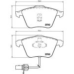 BREMBO Bremsklötze VA | AUDI A6 97-05 | P 85 056