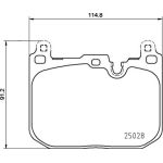 BREMBO Bremsklötze VA | BMW 1, X1, X2 14 | P 06 110