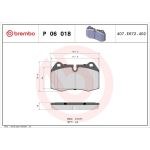 BREMBO Bremsklötze VA | BMW 7, 8 90-01 | P 06 018