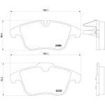 BREMBO Bremsklötze VA | CITROËN C5 III (RD_) | P 61 106