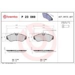 BREMBO Bremsklötze VA | CITROEN Jumper PEUGEOT Boxer 94-05 | P 23 069