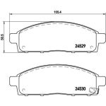 BREMBO Bremsklötze VA | FIAT Fullback MITSUBISHI L200 04-15 | P 54 038