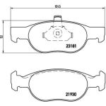 BREMBO Bremsklötze VA | FIAT Punto 93-12 | P 23 125