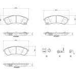 BREMBO Bremsklötze VA | FORD Ranger 19 | P 24 235