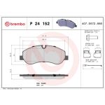 BREMBO Bremsklötze VA | FORD Transit 12 | P 24 152