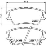 BREMBO Bremsklötze VA | HYUNDAI Atos 97 | P 30 027