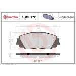 BREMBO Bremsklötze VA | LEXUS UX TOYOTA Charmy 17 | P 83 172