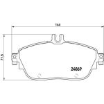 BREMBO Bremsklötze VA | MERCEDES 11 | P 50 093