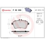 BREMBO Bremsklötze VA | MERCEDES A, B-Klasse 04-12 | P 50 056