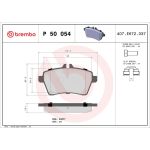 BREMBO Bremsklötze VA | MERCEDES A-Klasse 04-12 | P 50 054