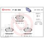 BREMBO Bremsklötze VA | MERCEDES C-Klasse, CLK 01-11 | P 50 045