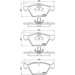 BREMBO Bremsklötze VA | MERCEDES E, S-Klasse 02-09 | P 50 075