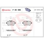 BREMBO Bremsklötze VA | MINI Paceman 12 | P 06 086