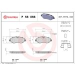 BREMBO Bremsklötze VA | NISSAN Cabstar 06 | P 56 066