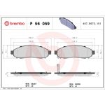 BREMBO Bremsklötze VA | NISSAN NP300, Pathfinder 04 | P 56 059