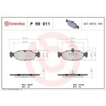 BREMBO Bremsklötze VA | OPEL Astra, Corsa 91-05 | P 59 011