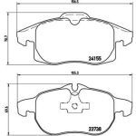 BREMBO Bremsklötze VA | OPEL Signum/Vectra/SAAB 9-3 04 | P 10 011