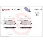 BREMBO Bremsklötze VA | PEUGEOT 807, Expert 95 | P 23 090