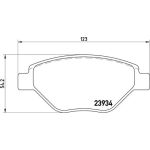 BREMBO Bremsklötze VA | RENAULT Megane 01-12 | P 68 031