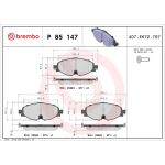 BREMBO Bremsklötze VA | VW Caddy, Passat 15 | P 85 147