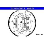 Bremsbackensatz, Feststellbremse | 03.0137-0171.2