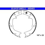 Bremsbackensatz, Feststellbremse | 03.0137-0453.2