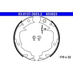 Bremsbackensatz, Feststellbremse | 03.0137-3023.2
