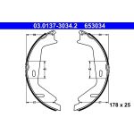 Bremsbackensatz, Feststellbremse | 03.0137-3034.2