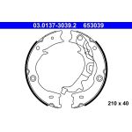 Bremsbackensatz, Feststellbremse | 03.0137-3039.2