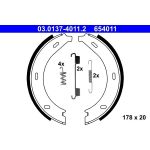 Bremsbackensatz, Feststellbremse | 03.0137-4011.2