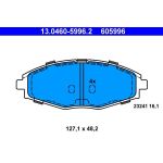 Bremsbelagsatz Daewoo P.Lanos 1,3-1,5/Matiz 0,8-1,0 97-05 | 13.0460-5996.2