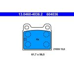 Bremsbelagsatz Db T. W108/W109/W114/W115/W116/W123 68-85 | 13.0460-4036.2