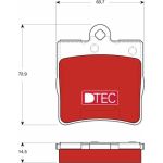 Bremsbelagsatz Db T. W203/R171 00-11 Dtec Cotec | GDB1545DTE