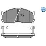 Bremsbelagsatz Mazda P. E2000-E2200 84-03 Mit Sensor | 025 200 0215/W