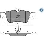 Bremsbelagsatz, Scheibenbremse | 025 233 3516/PD