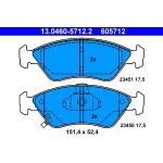Bremsbelagsatz, Scheibenbremse | 13.0460-5712.2