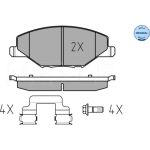 Bremsbelagsatz Skoda P. Fabia 1,2-1,6 07-14 | 252568118