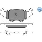 Bremsbelagsatz Vw P. Golf/Jetta/P | 252088715